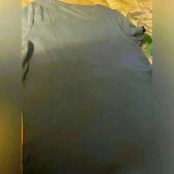 Ladies St John’s Bay blue short sleeve top P.S. - Picture 1 of 5